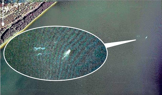 foto aneh misterius google earth